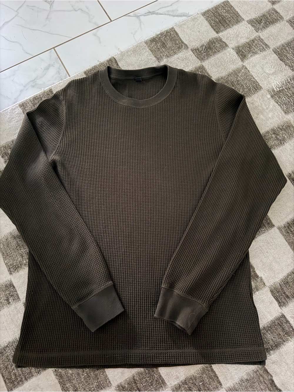 Men's Waffle-Knit Long Sleeve